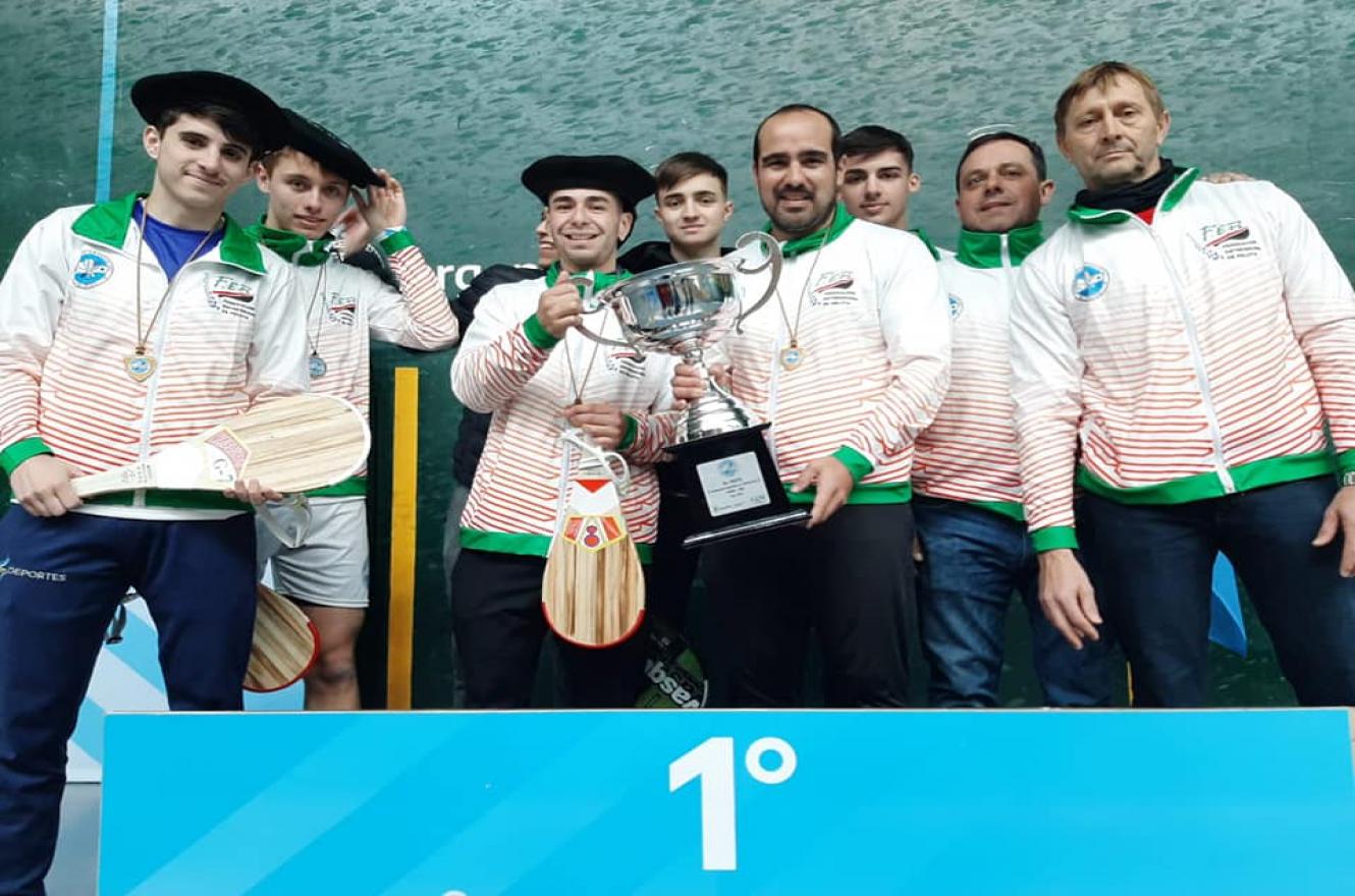 Pelota: Entre Ríos A gritó campeón en el Argentino Sub 23 de Frontón