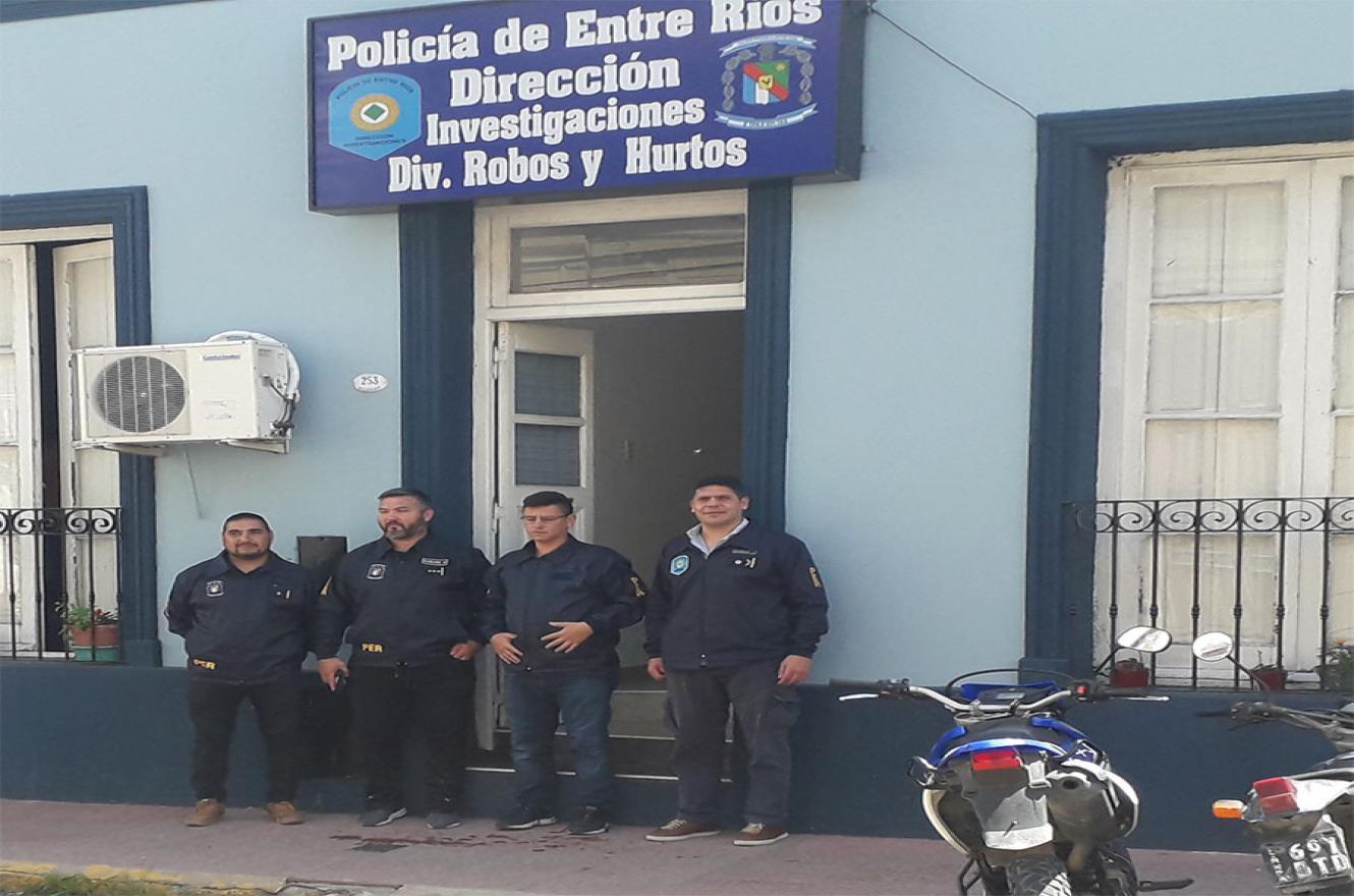 La División de Robos y Hurto de Paraná la integran 40 efectivos policiales.