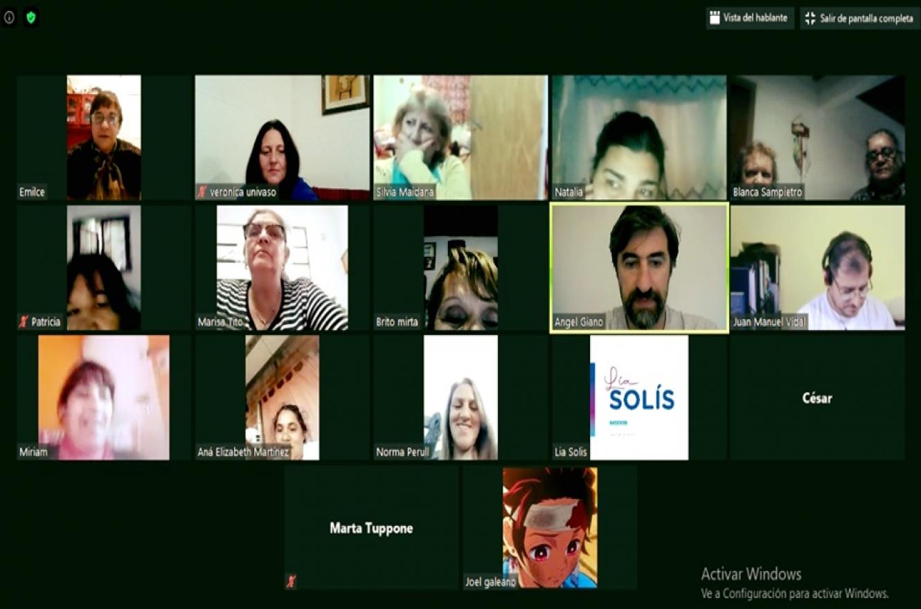Giano dialogó con promotores de la salud de Concordia
