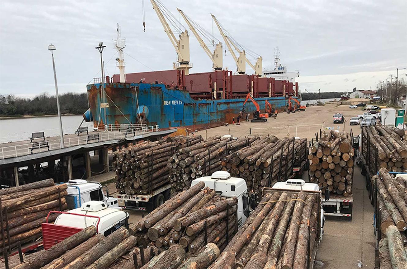 Un informe del gobierno provincial indica que, en solo seis días de trabajo, cada embarque de exportación que se realiza entre los puertos de Concepción del Uruguay e Ibicuy movilizan a más de 1.500 trabajadores entrerrianos de distintos sectores. 