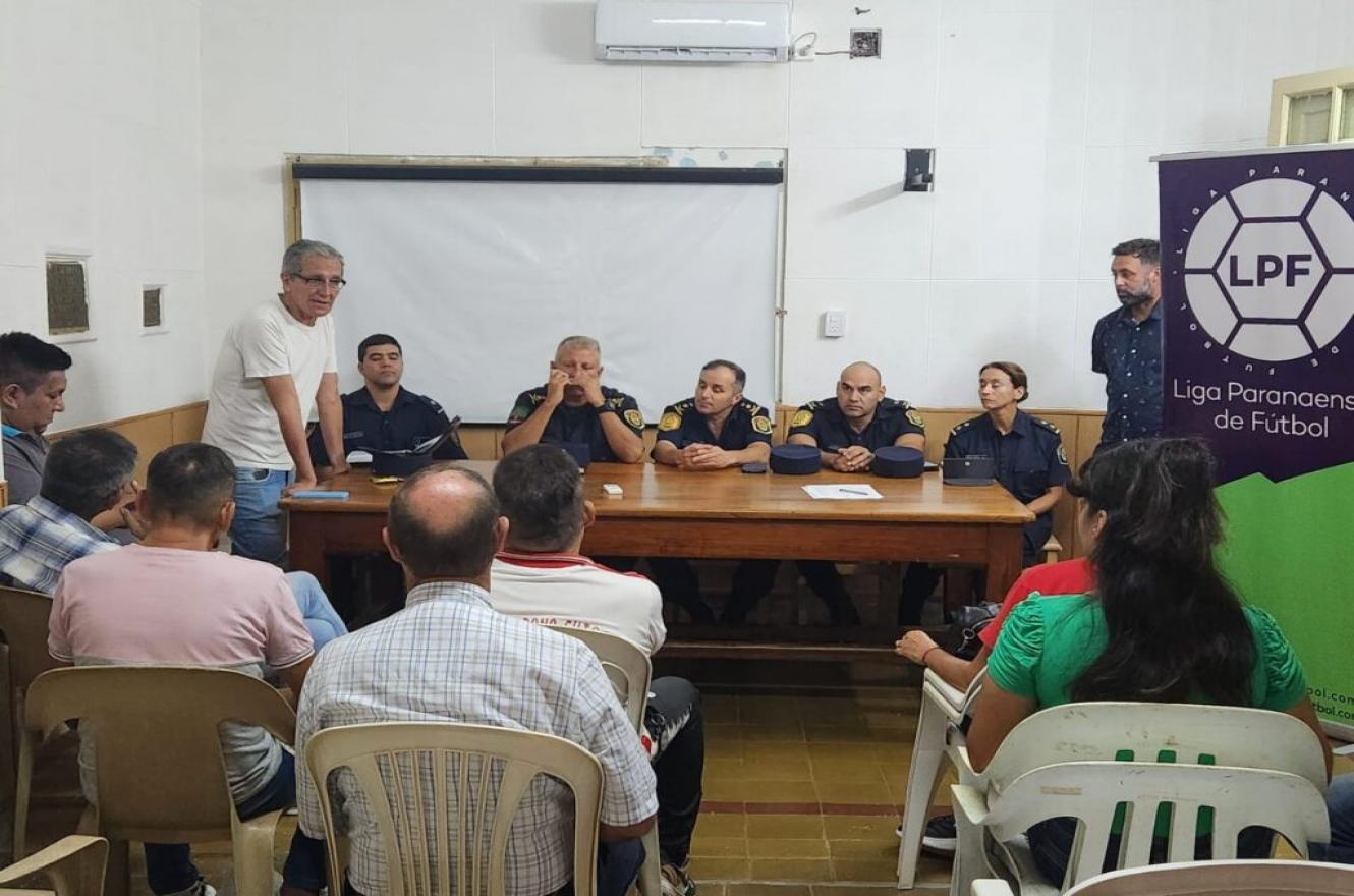 Dirigentes se reunieron con la Policía antes del inicio de la Liga Paranaense de Fútbol