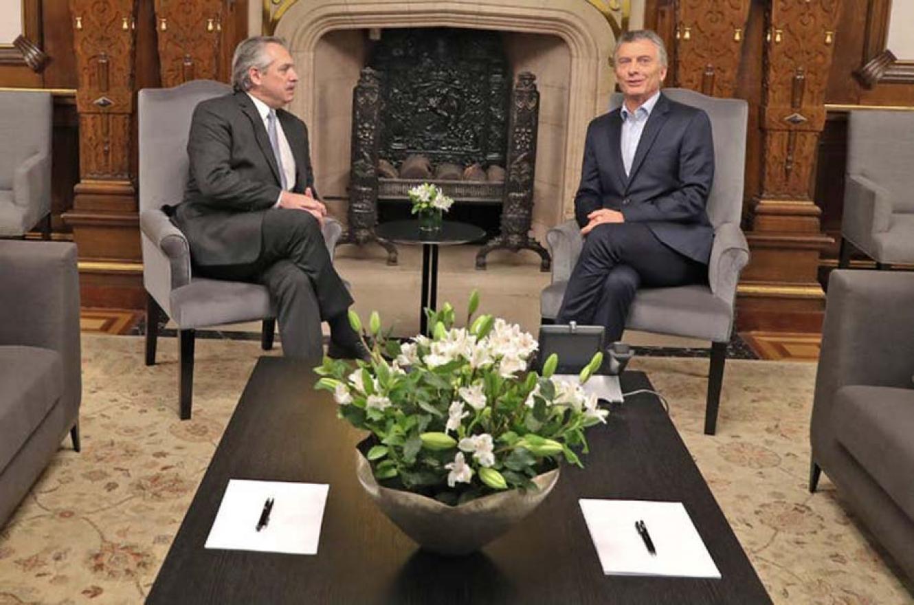 Fue la segunda charla entre Fernández y Macri, después del encuentro cara a cara del lunes 28 pasado.