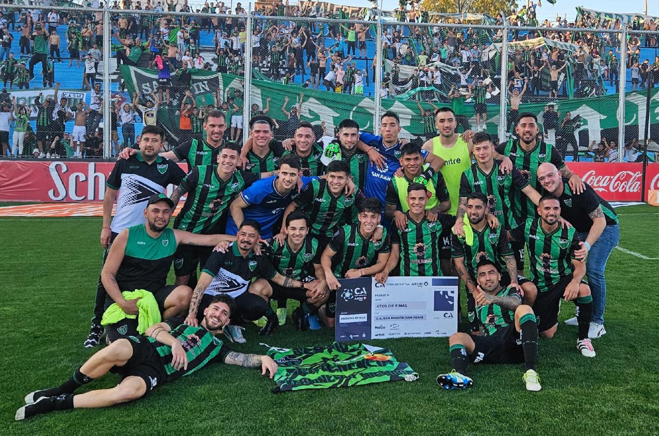 San Martín de San Juan encontró un agónico gol y eliminó a Argentinos de la Copa Argentina