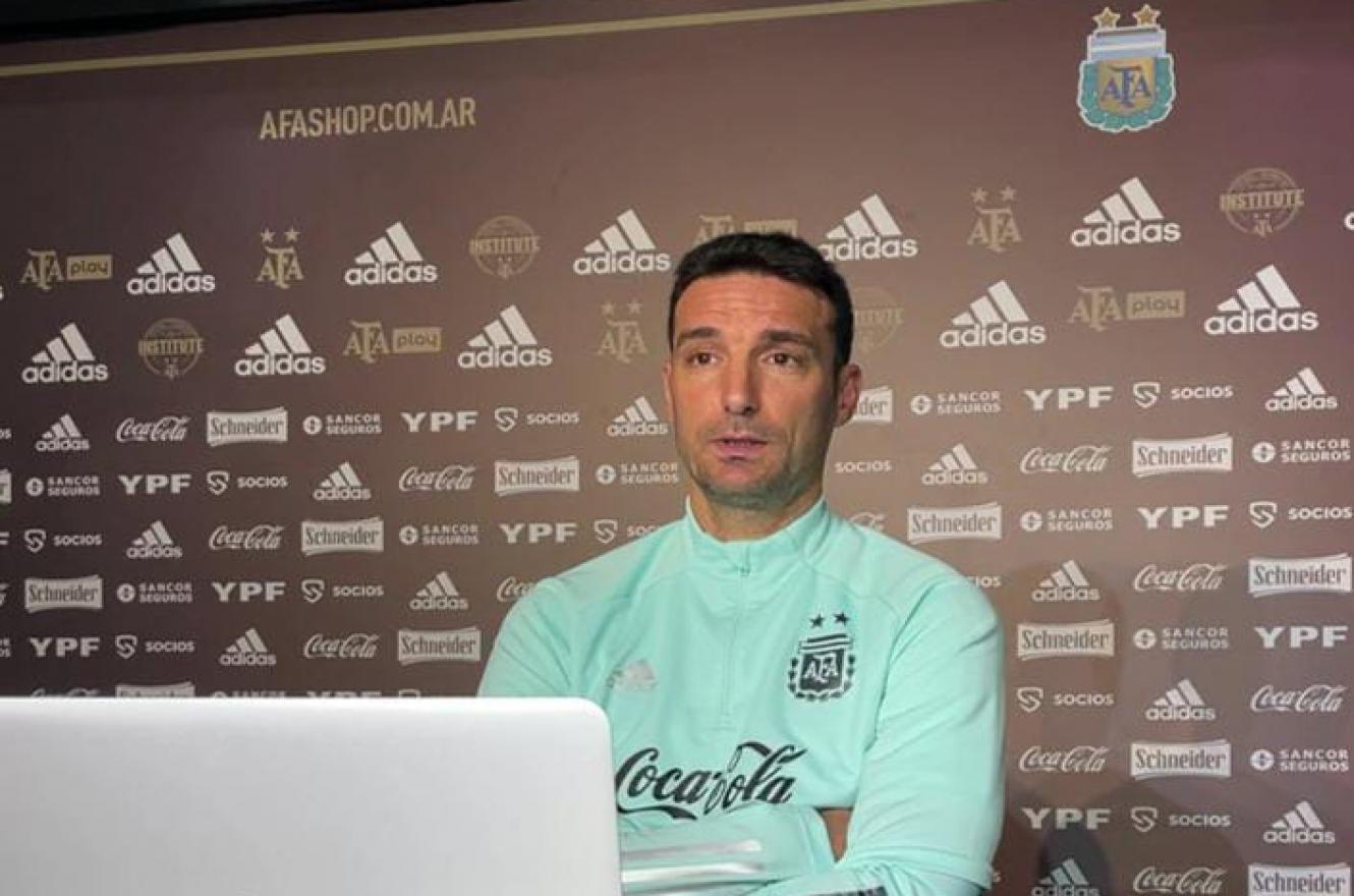 Lionel Scaloni: “Estos jugadores son la representación de los hinchas en la cancha”