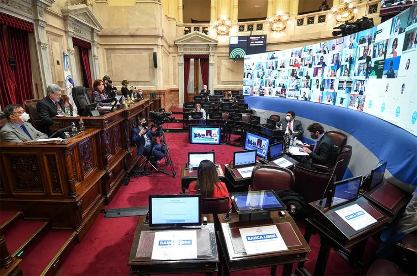 Se aprobó la reducción de recursos a la Ciudad de Buenos Aires para afrontar los gastos de la Policía Federal; la oposición se ausentó de la votación.