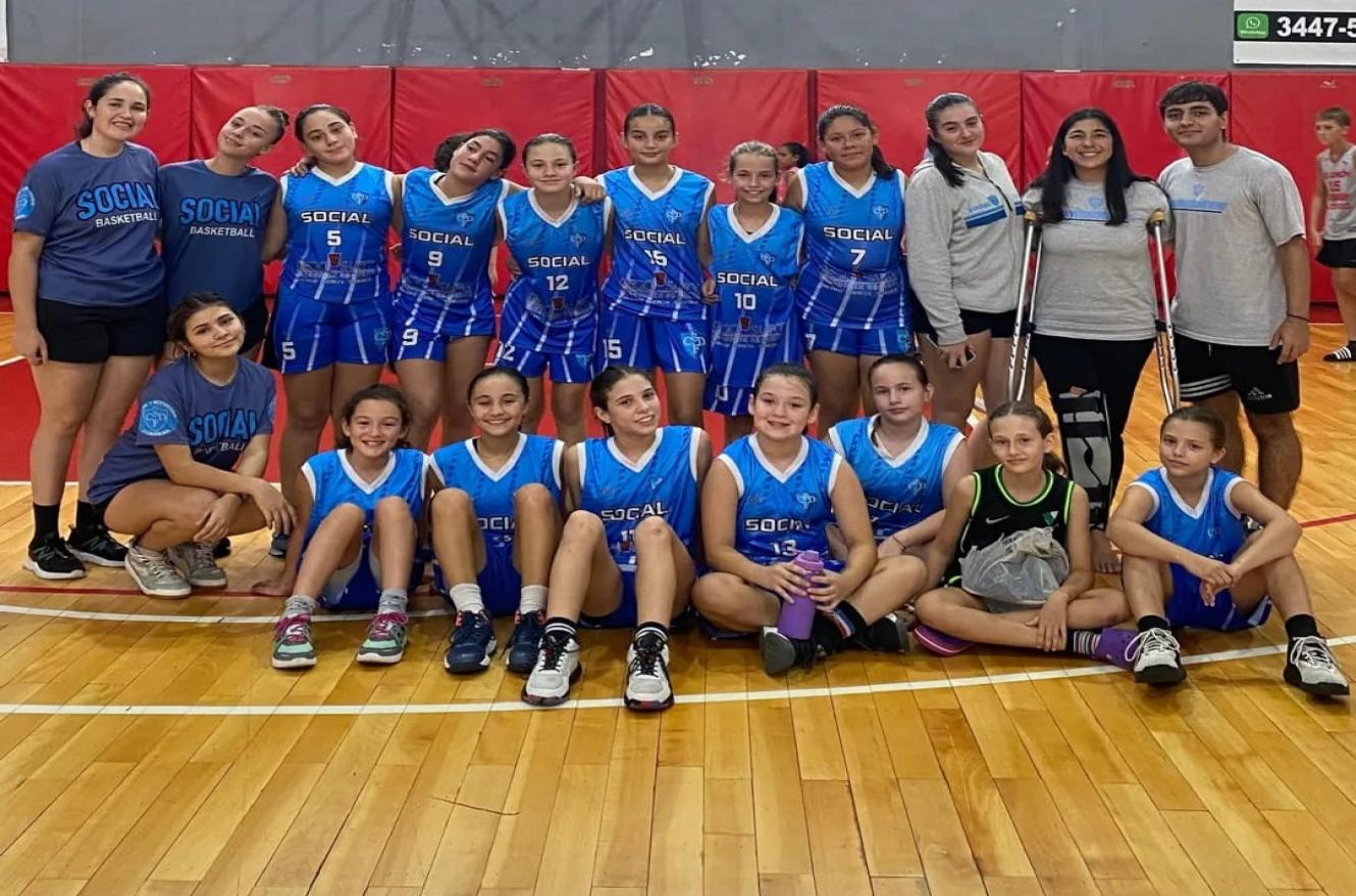 Básquet: la Liga Provincial Femenina cerró su primera ronda para las categorías formativas