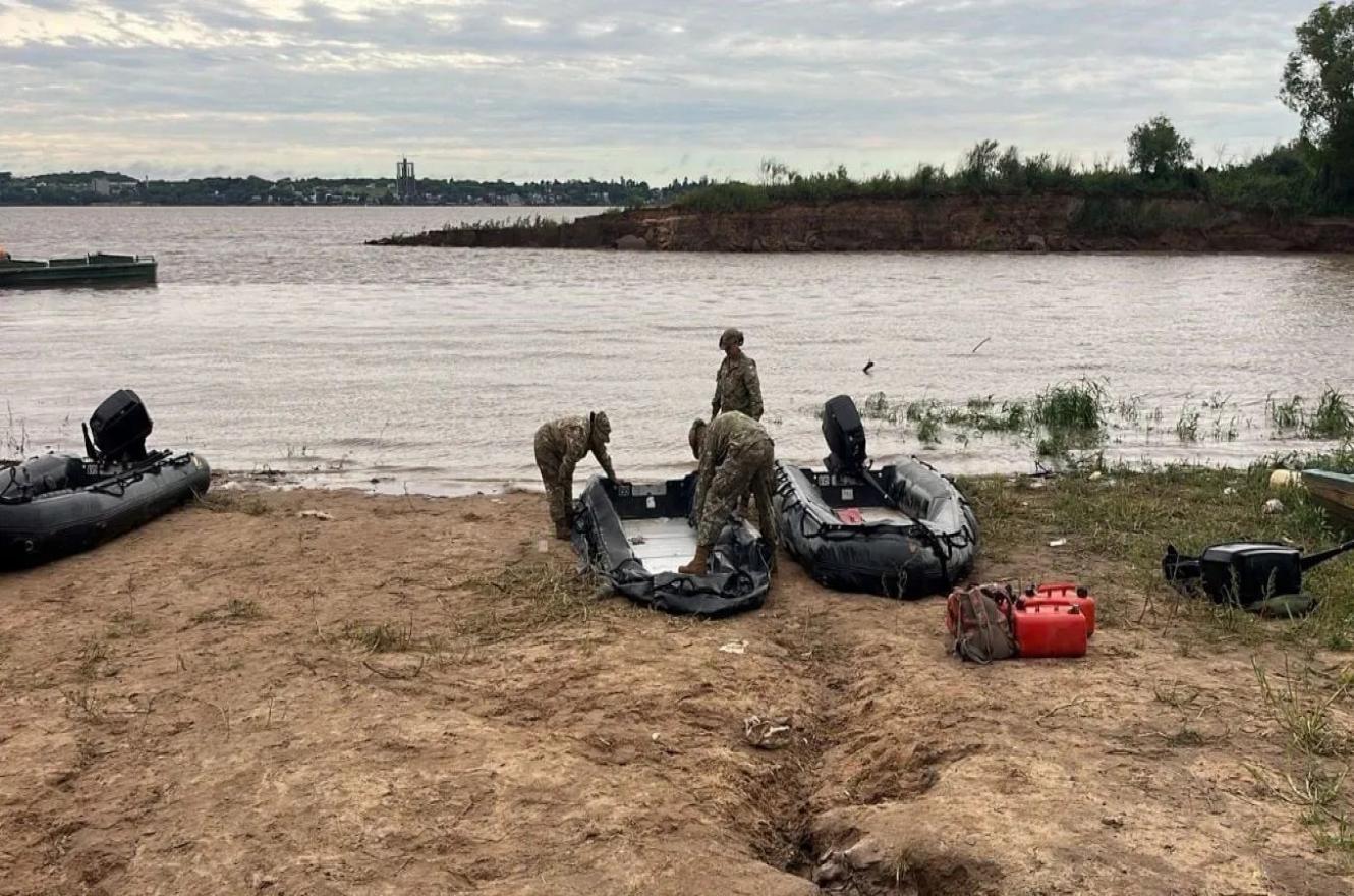 Hallaron este sábado el cuerpo del sargento Sebastián Romero, que había caído al río Paraná durante ejercicios militares.