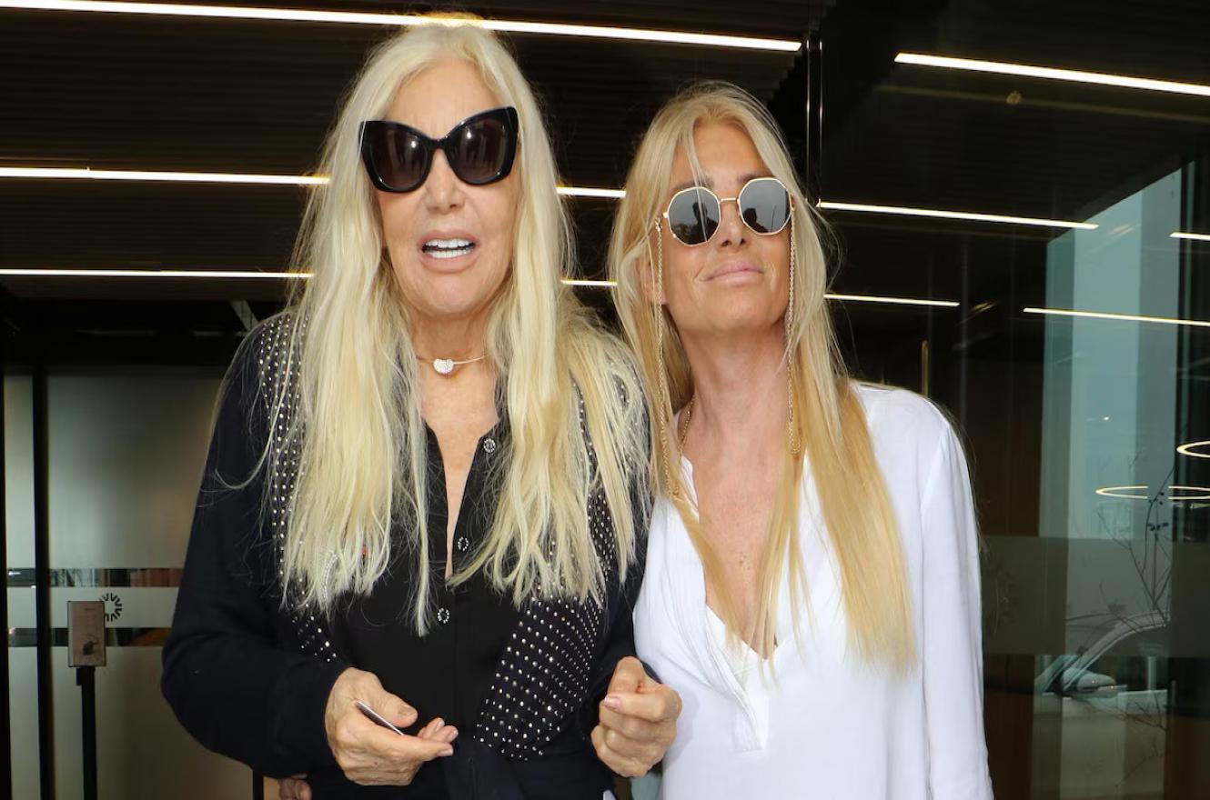 Susana Giménez, junto a su hija Mercedes. 