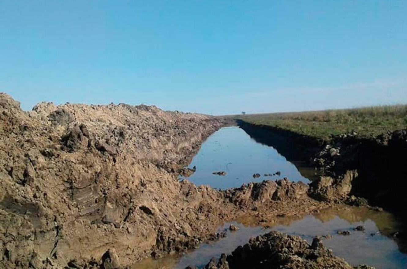 Terraplenes en islas de Victoria