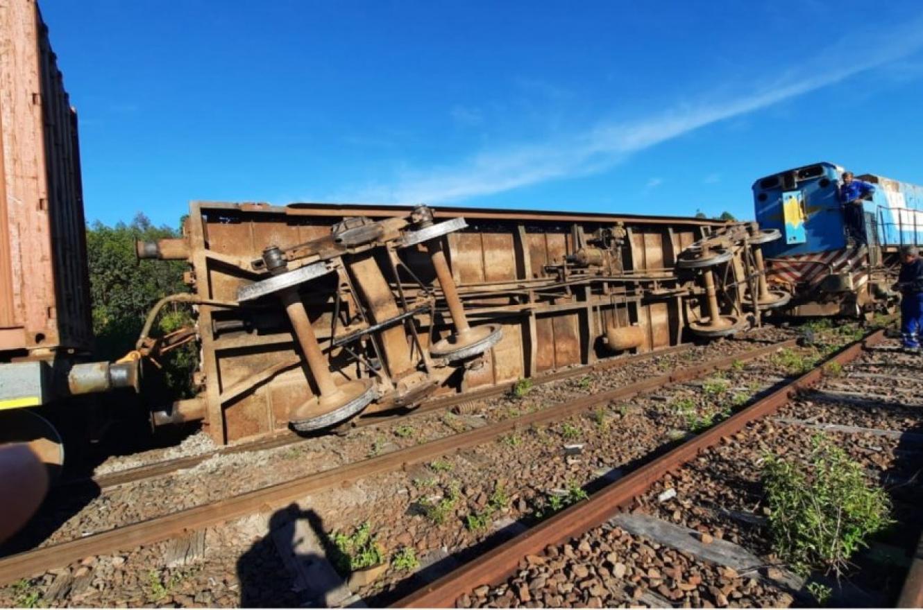 Descarrilló una formación del Belgrano Cargas en una estación entrerriana