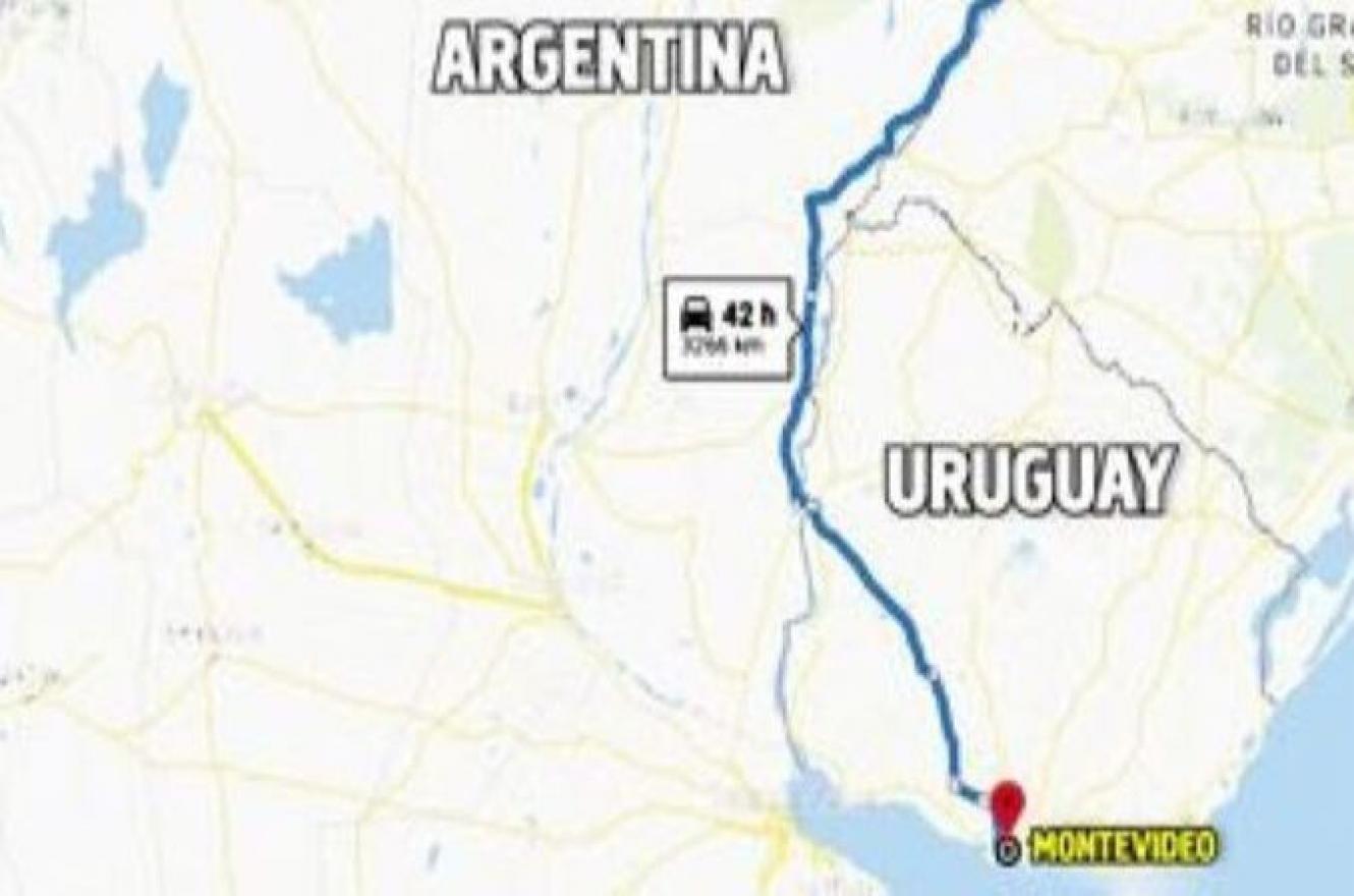 El trayecto que iba a hacer el detenido