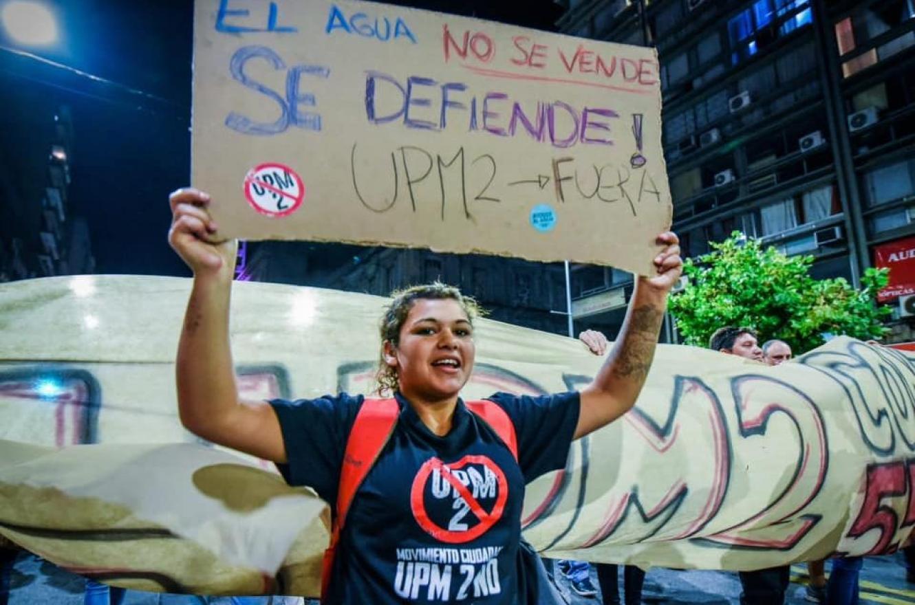 marcha contra UPM