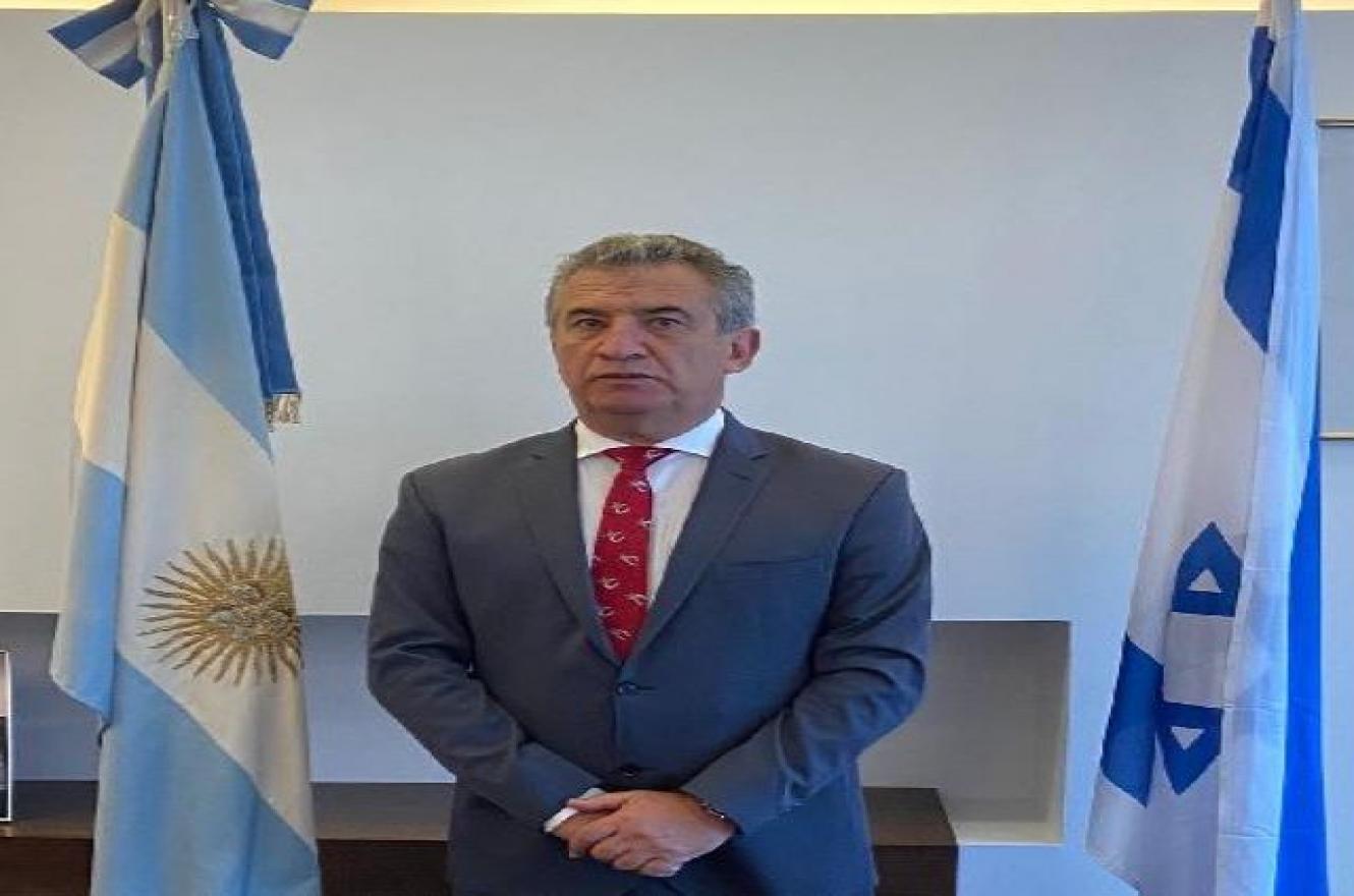 Urribarri en la Embajada argentina en Israel