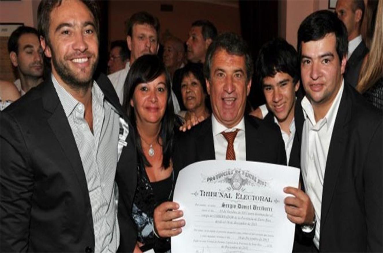 Es la primera vez desde 1987 que ningún integrante de la familia de Sergio Urribarri ocupará un cargo público.