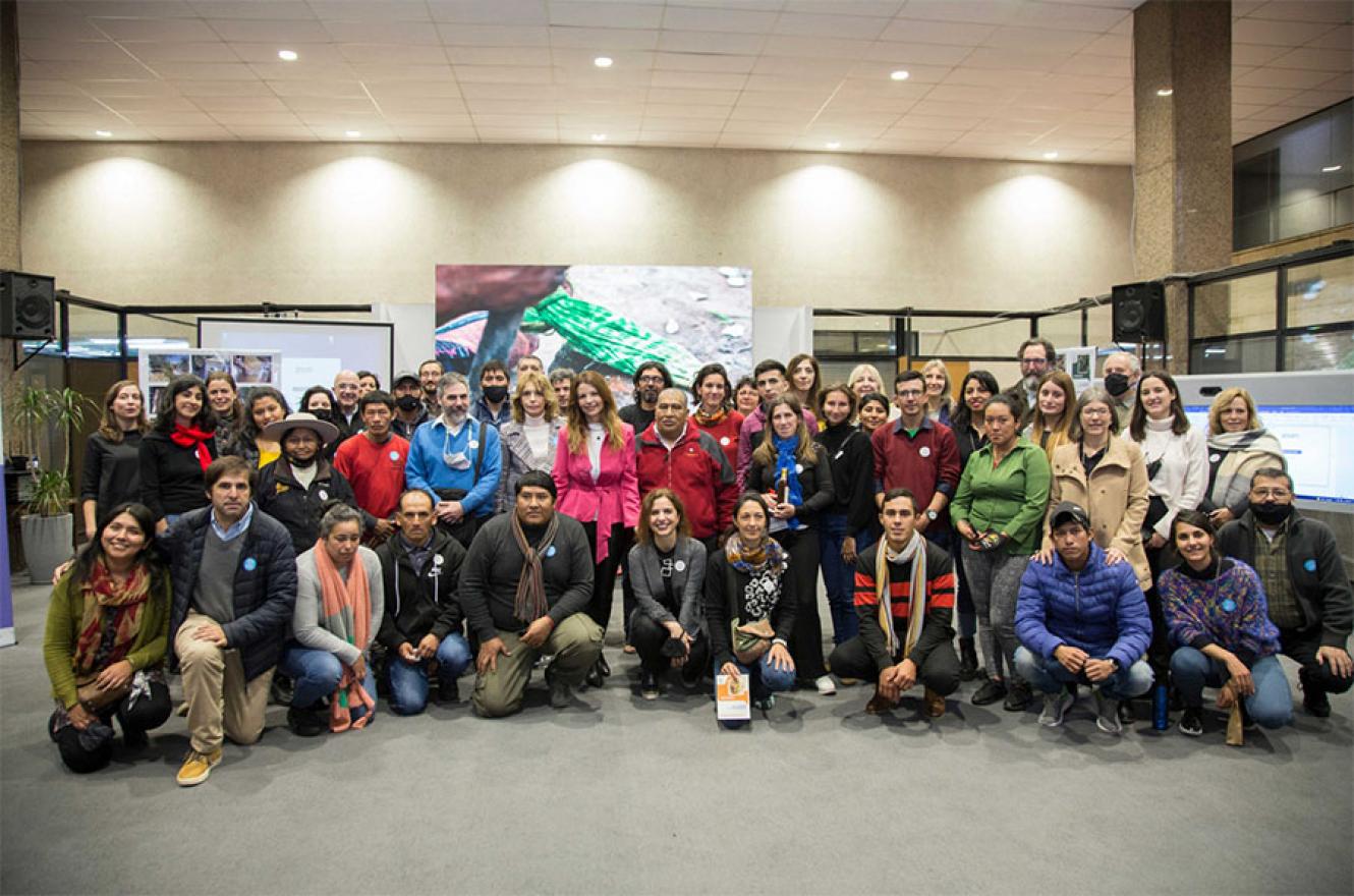 Parte del equipo Usubi que demostró la importancia de la práctica del uso sostenible para garantizar la biodiversidad.