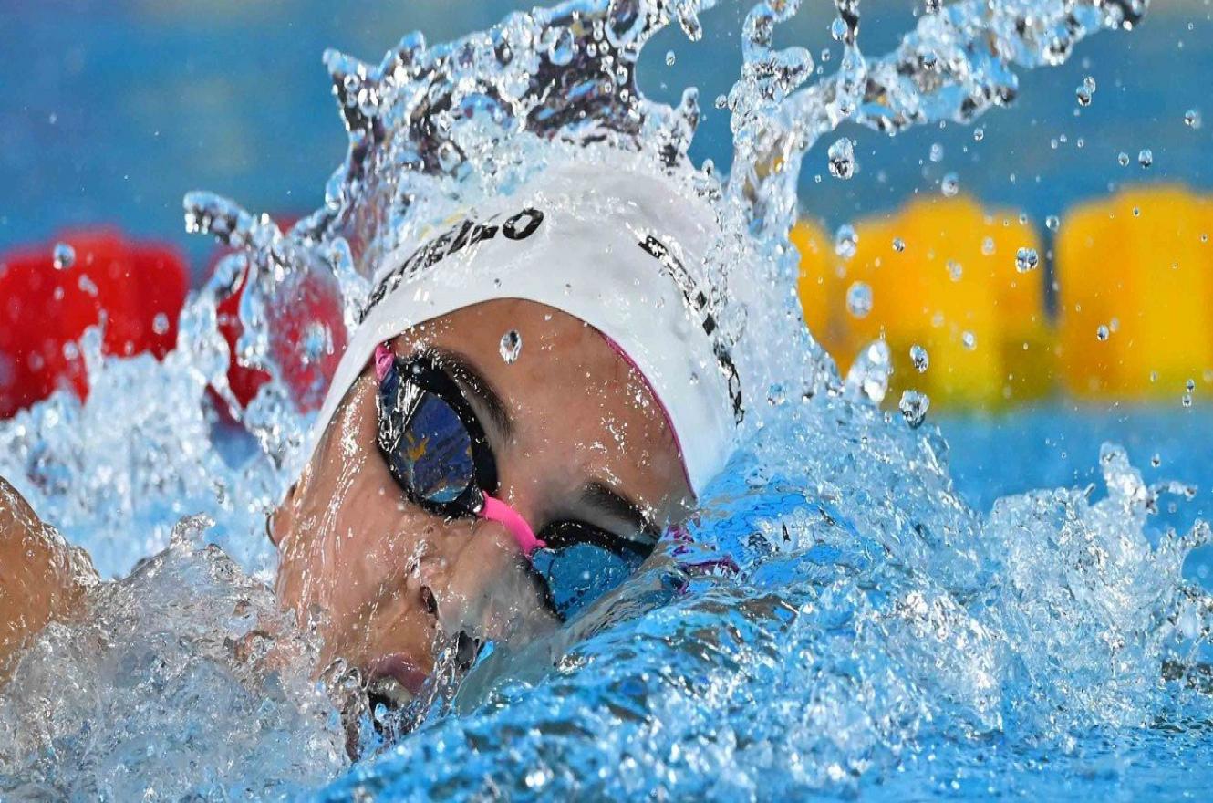 Natación: Delfina Pignatello abrió el Sudamericano con el oro en los 800 metros libres