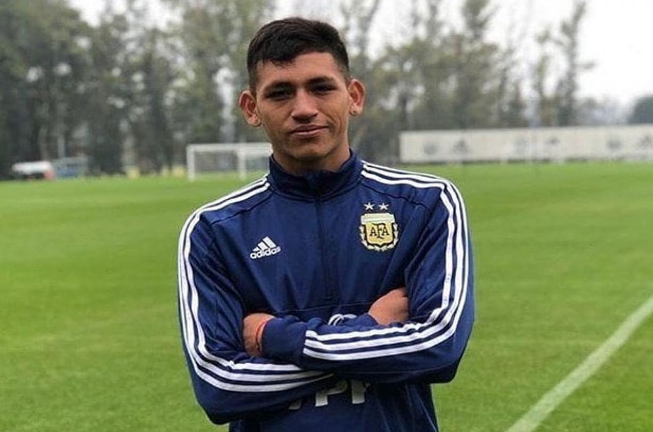 El juvenil de Patronato Luis Vázquez jugó un amistoso con la preselección argentina sub 18