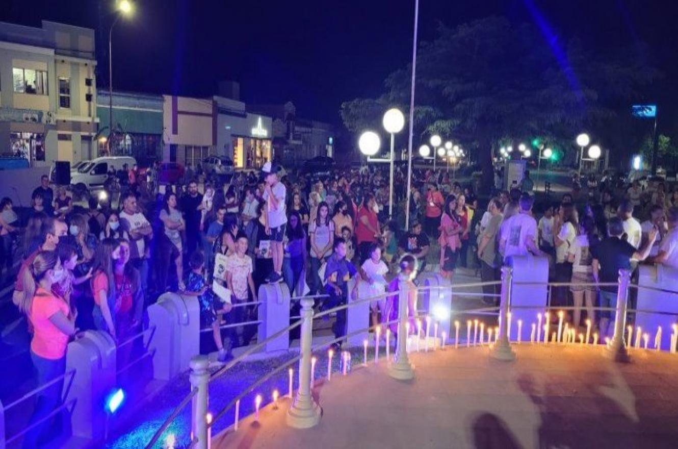 Marcharon contra el abuso sexual en Viale