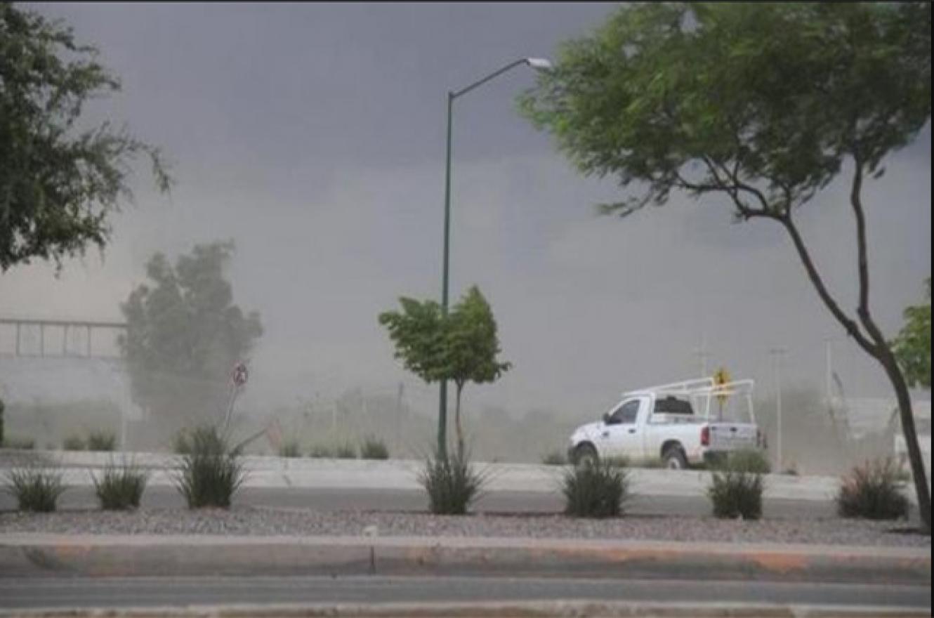 viento fuerte