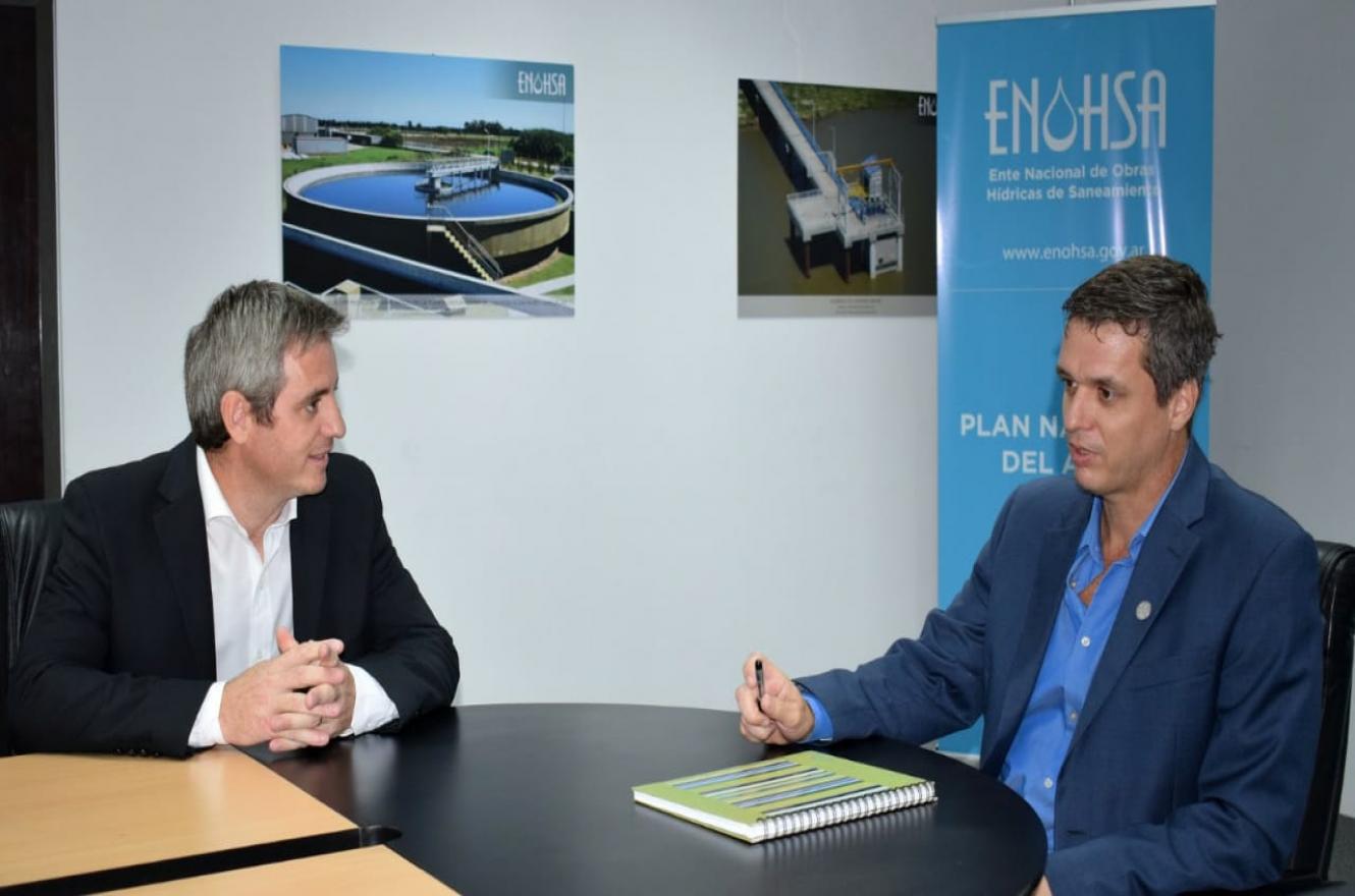 José Luis Walser con Enrique Cresto