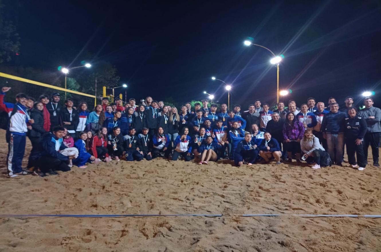 Nacional de Beach Volley en Cerrito: Mendoza y Santa Fe coparon la escena del campeonato