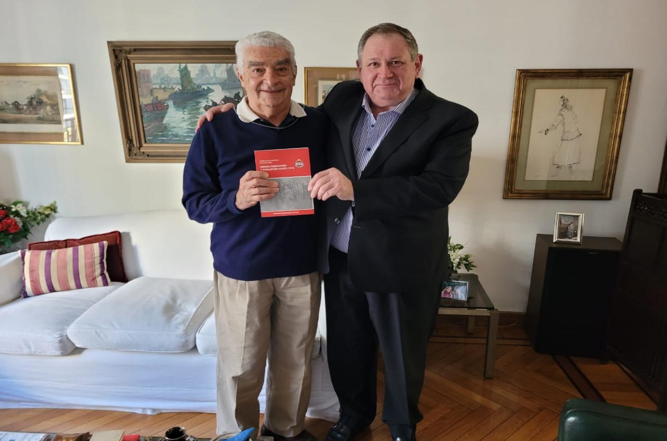 Rogel recibió en Paraná a Hipólito Solari Yrigoyen