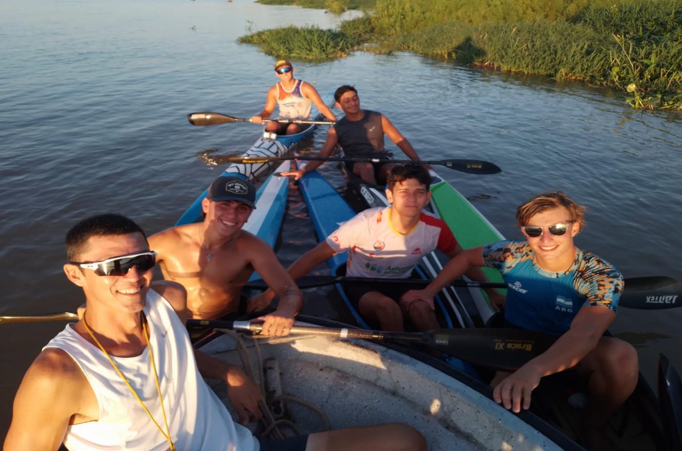 Canotaje: la selección argentina junior concentra en Paraná pensando en el Mundial