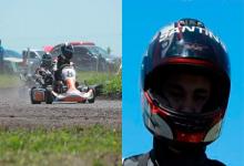 Accidente en karting.