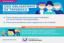 tapabocas Urdinarrain