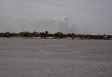 Quema en las islas.