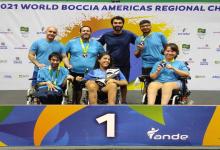 Boccia: la entrerriana Stefanía Ferrando logró dos medallas doradas en San Pablo