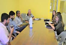 reunión con funcionarios de Nogoyá