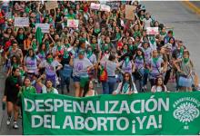 Marcha por el aborto legal en Guadalajara
