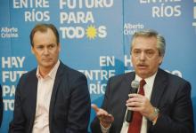 Alberto Fernández y Gustavo Bordet