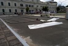 Agmer instaló una carpa frente a Casa de Gobierno hasta alcanzar acuerdo salarial