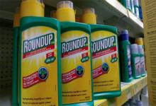 Recipientes de Roundup en una imagen de archivo.