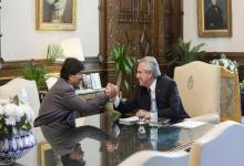 Fernández recibió a Evo y le planteó su inquietud por el argentino que murió en Bolivia