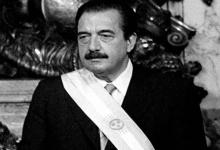 Raúl Ricardo Alfonsín.