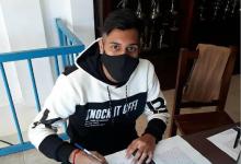 Torneo Federal A: Nahuel Amarilla firmó su contrato con Juventud Unida
