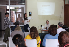 La Fundación Cauce brindó una charla para alertar sobre la extracción de arena silícea que se destina al fracking de Vaca Muerta.