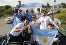 Softbol: los paranaenses campeones del Panamericano U23 llegaron a la capital entrerriana