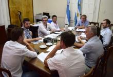 Bahillo con productores porcinos