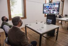 Adán Bahl reunión virtual Plan de Suelo Urbano