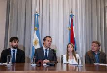 Bahl y parte de sus funcionarios