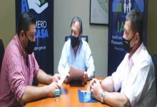 Marcelo Bisogni con Edgardo Almada