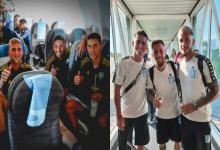 Fútbol: Boca y Racing llegaron a Abu Dhabi para jugar la Supercopa Internacional