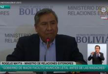 Bolivia acusó al gobierno de Macri de enviar material para reprimir protestas contra Áñez