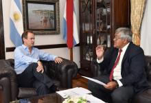 El titular del Iosper interiorizó a Bordet sobre la situación de la obra social