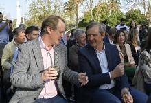 Gustavo Bordet y Adán Bahl participaron de la de la Fiesta de la Colonización en San José.