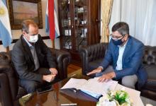 Bordet analizó con el titular de Enersa el plan de obras energéticas de la provincia